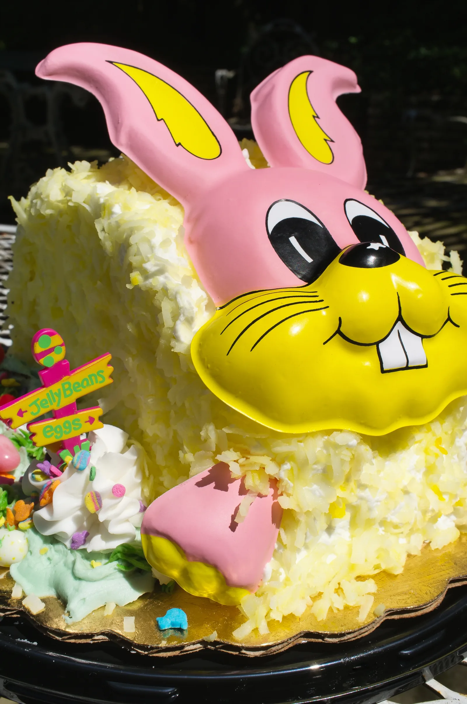 An Easter bunny coconut cake from Savage's Bakery in downtown Homewood.