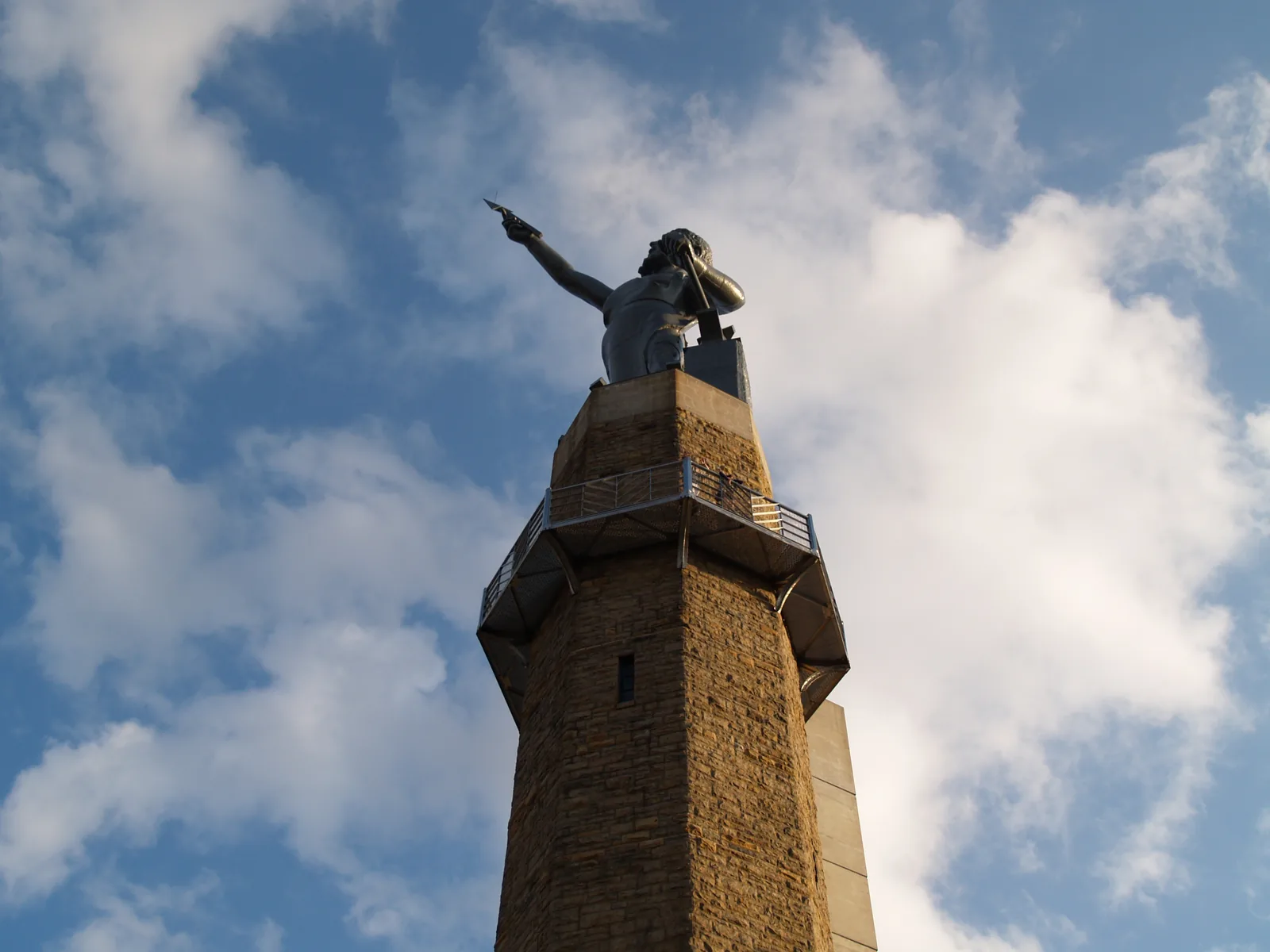 The Vulcan statue at Vulcan Park and Museum on Red Mountain in Birmingham, the ridge between Birmingham and Homewood.
