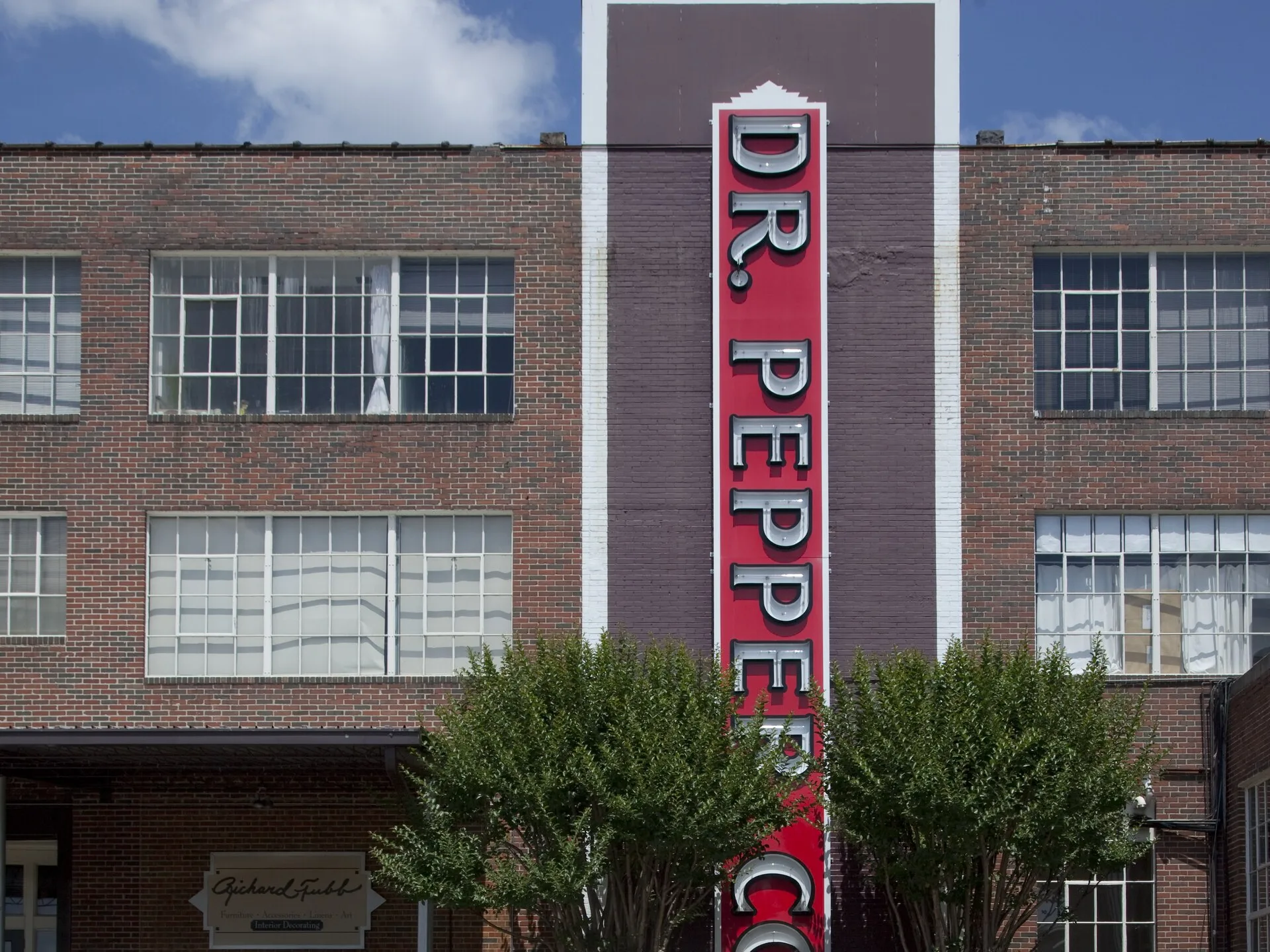 The old soft drink syrup plant at Pepper Place in Birmingham, home of the Saturday farmers market.